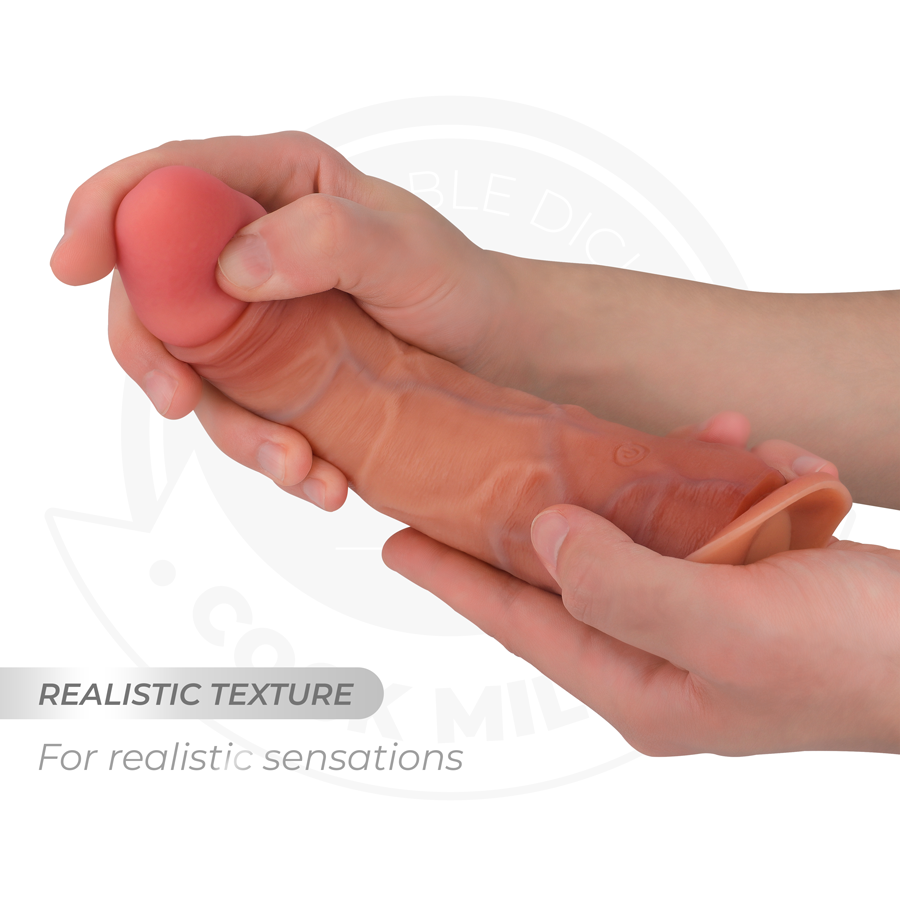 COCK MILLER - HYPER-REALISTIC DILDO WITH SUCTION CUP AND THRUSTING WITH REMOTE CONTROL 20.5 CM - NOCTURNA DESIRES