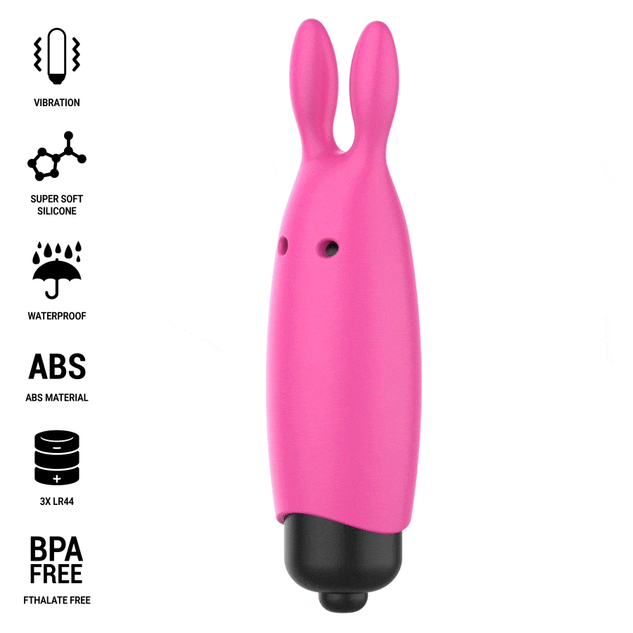 INTENSE - HOPPER PINK VIBRATING BULLET 8.3 X 2.4 CM - NOCTURNA DESIRES