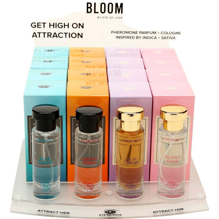 EYE OF LOVE - BLOOM DISPLAY 4X4 PERFUMES 30 ML - NOCTURNA DESIRES