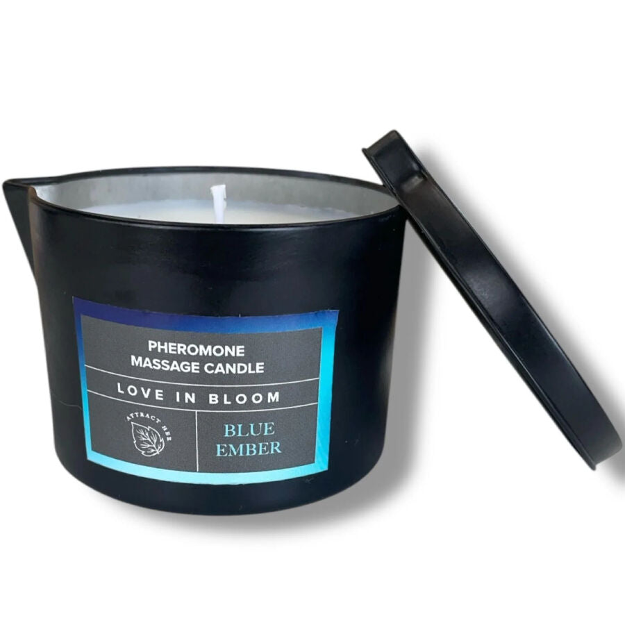 EYE OF LOVE - BLOOM MASSAGE CANDLE INDICA BLUE EMBER 150 ML - NOCTURNA DESIRES