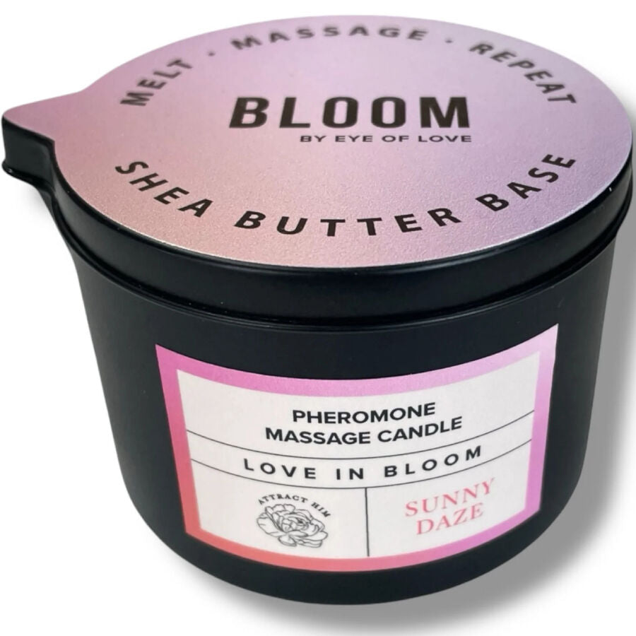 EYE OF LOVE - BLOOM MASSAGE CANDLE SATIVA SUNNY DAZE 150 ML - NOCTURNA DESIRES
