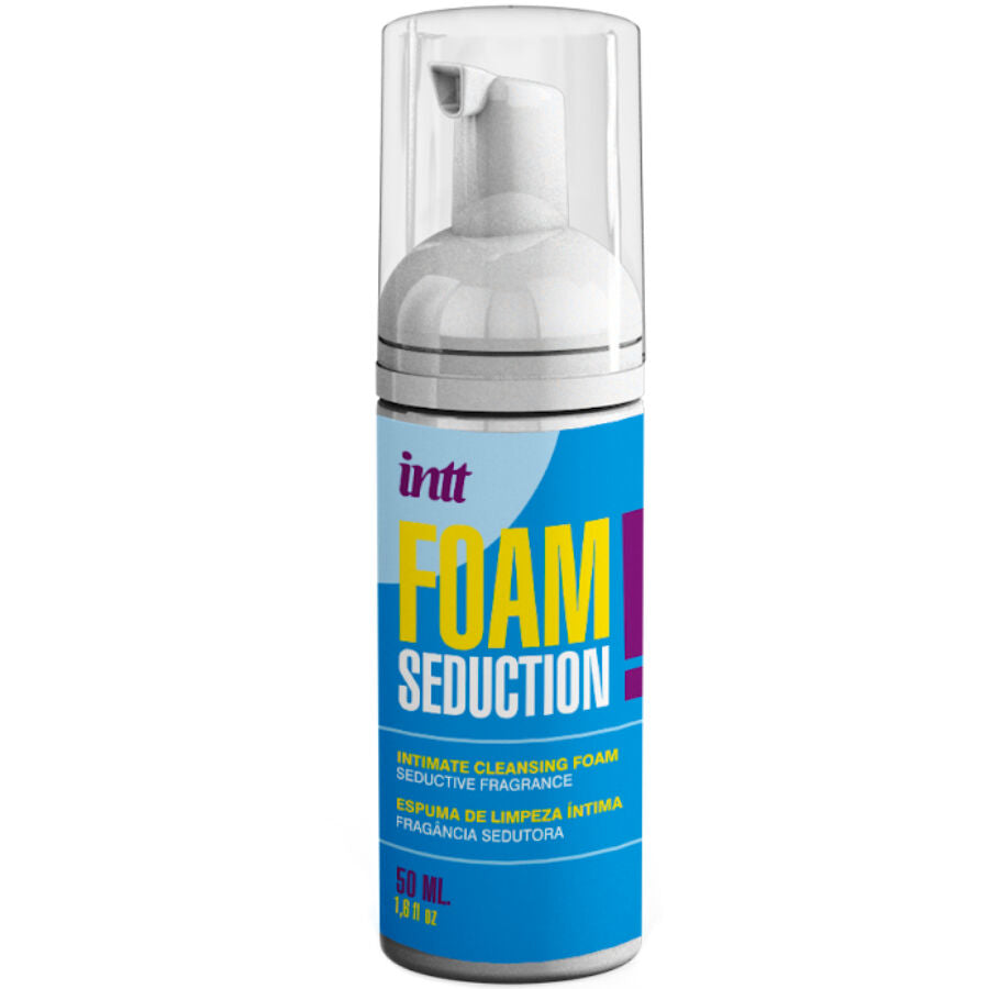 INTT RELEASES - FOAM SEDUCTION INTIMATE CLEANSING FOAM 50 ML - NOCTURNA DESIRES