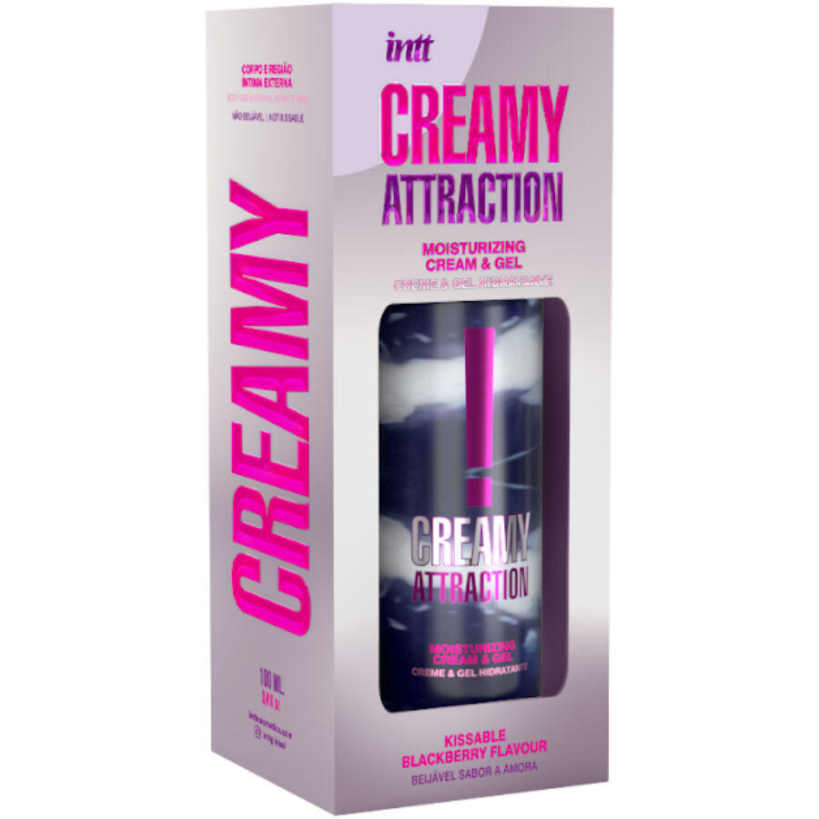 INTT RELEASES - KISSABLE BLACKBERRY FLAVOR CREAM AND GEL 100 ML - NOCTURNA DESIRES