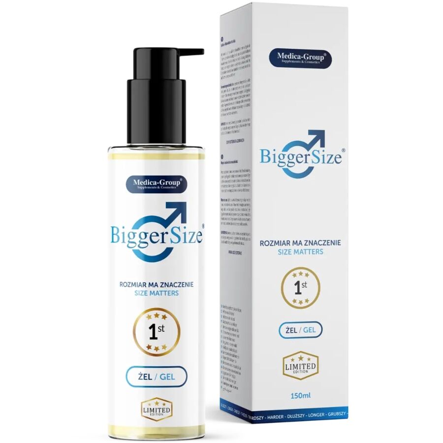 MEDICA GROUP - BIGGER SIZE INTIMATE GEL FOR MEN 150 ML - NOCTURNA DESIRES