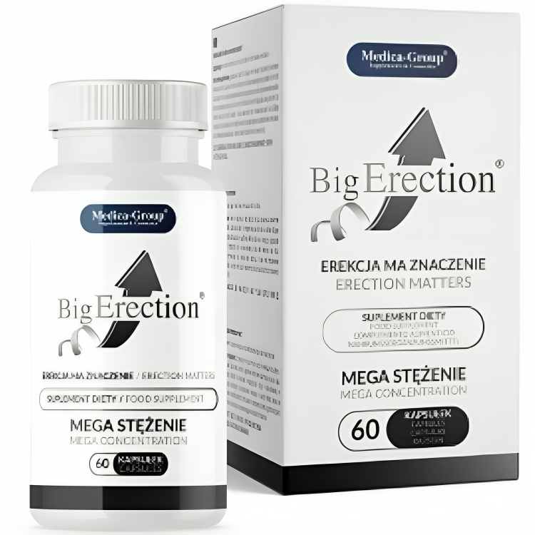 MEDICA GROUP - BIG ERECTION ENHANCER FOR MEN 60 CAPSULES - NOCTURNA DESIRES