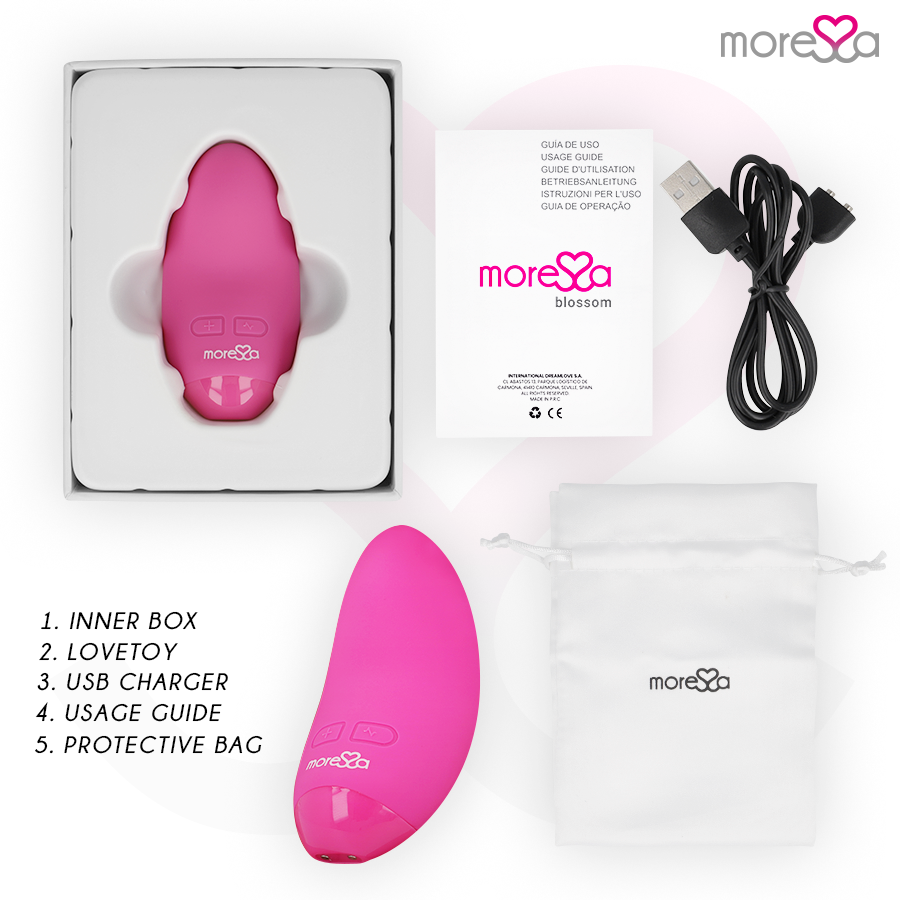 MORESSA - BLOSSOM PINK VIBRATOR - NOCTURNA DESIRES