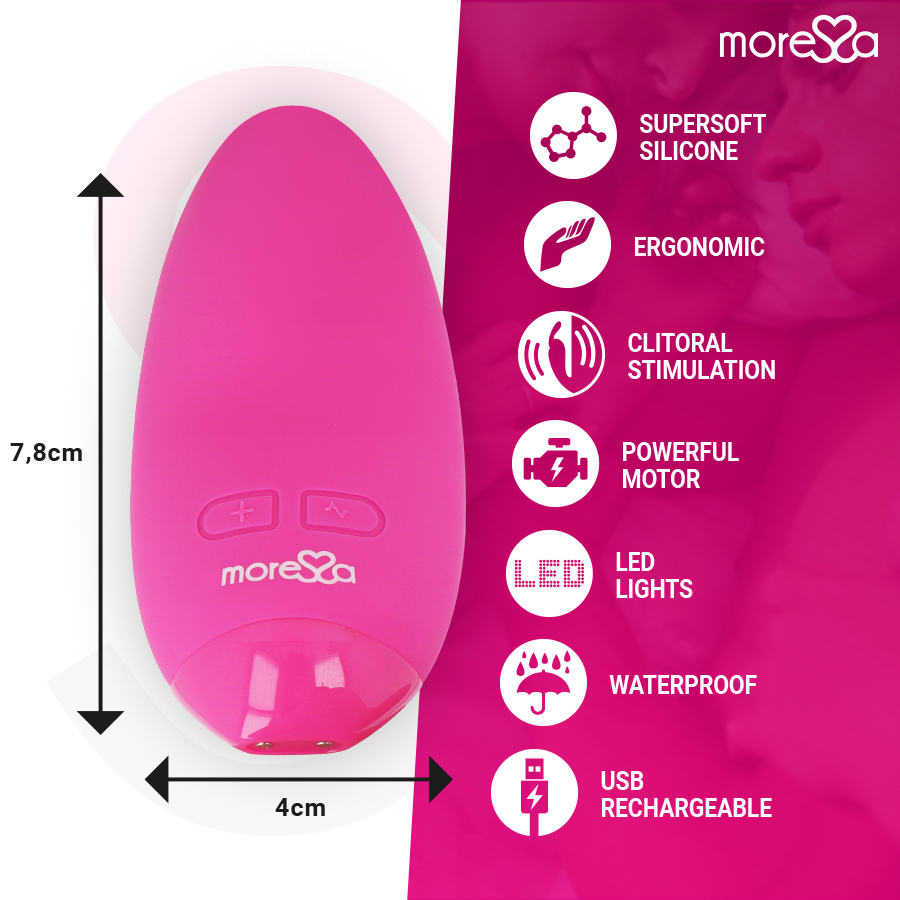 MORESSA - BLOSSOM PINK VIBRATOR - NOCTURNA DESIRES