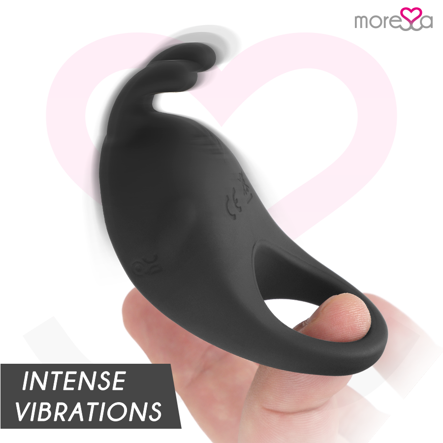 MORESSA - BRAD PREMIUM SILICONE RECHARGEABLE BLACK - NOCTURNA DESIRES