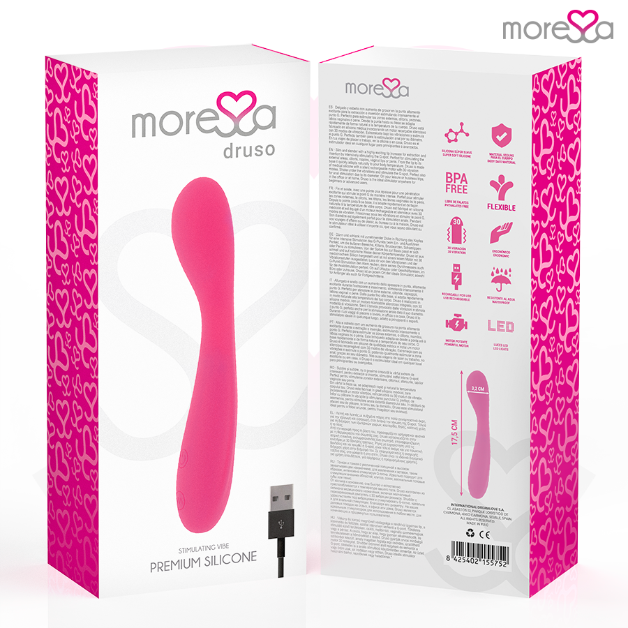 MORESSA - DRUSO PREMIUM SILICONE RECHARGEABLE - NOCTURNA DESIRES