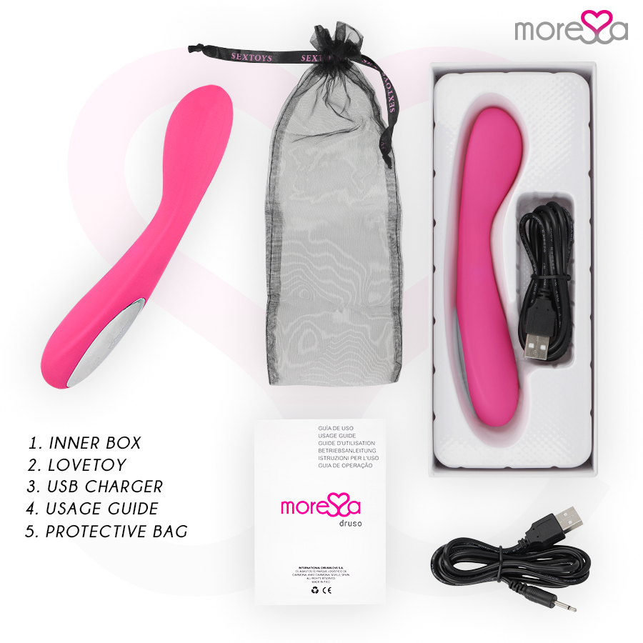 MORESSA - DRUSO PREMIUM SILICONE RECHARGEABLE - NOCTURNA DESIRES