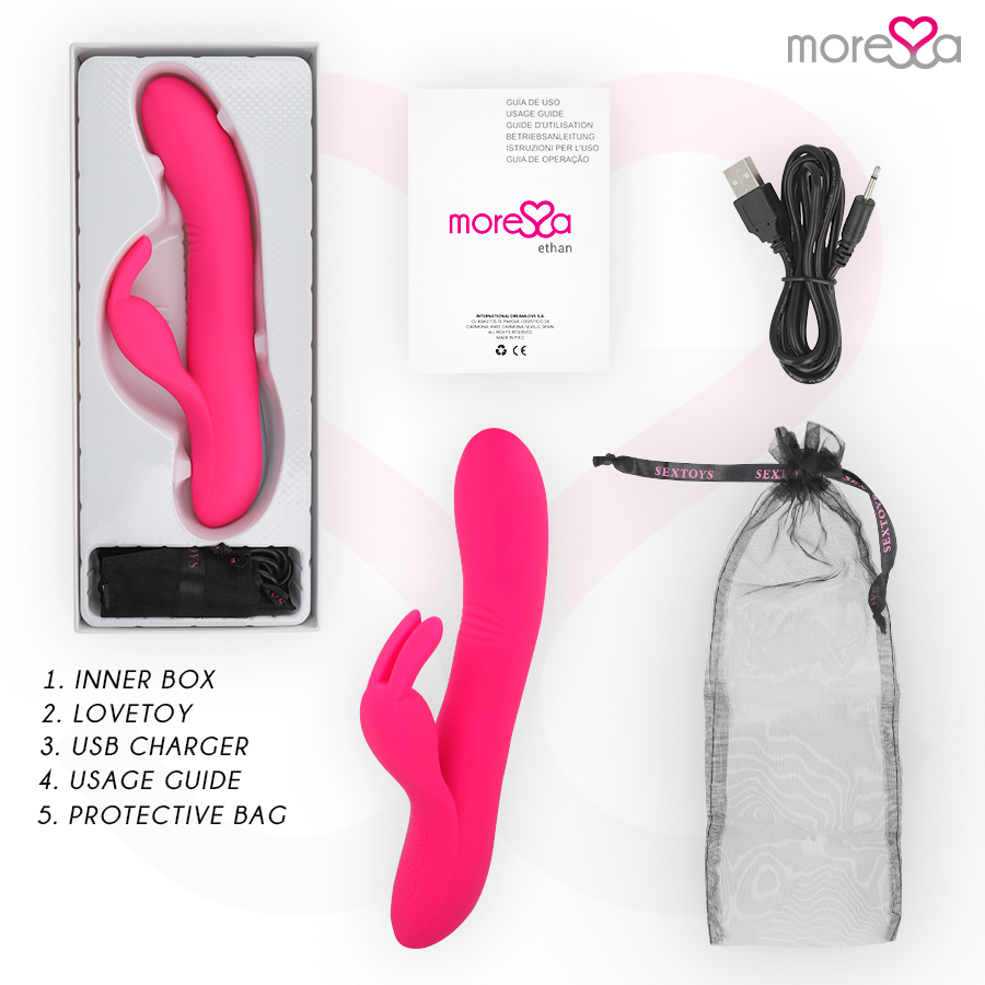 MORESSA - ETHAN PREMIUM SILICONE RECHARGEABLE - NOCTURNA DESIRES