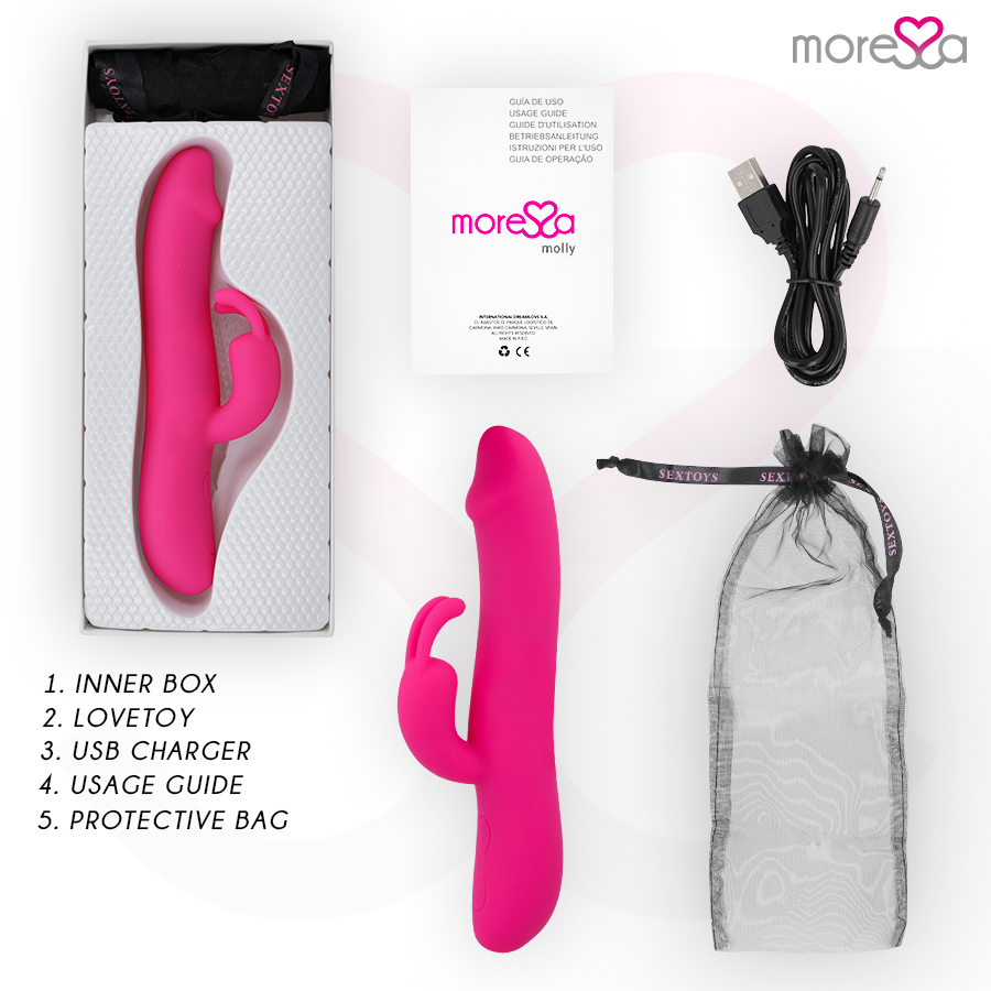 MORESSA - MOLLY PREMIUM SILICONE RECHARGEABLE - NOCTURNA DESIRES