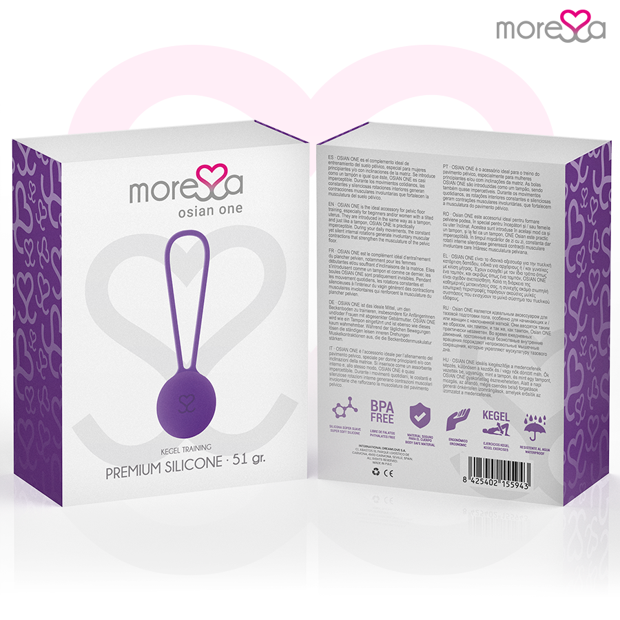 MORESSA - OSIAN ONE PREMIUM LILAC SILICONE - NOCTURNA DESIRES