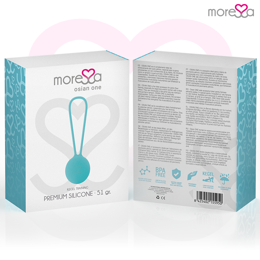 MORESSA - OSIAN ONE PREMIUM TURQUOISE SILICONE - NOCTURNA DESIRES