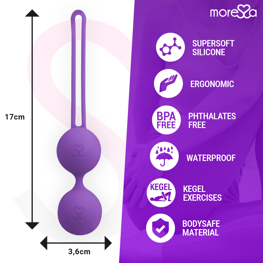 MORESSA - OSIAN THREE PREMIUM LILAC SILICONE - NOCTURNA DESIRES