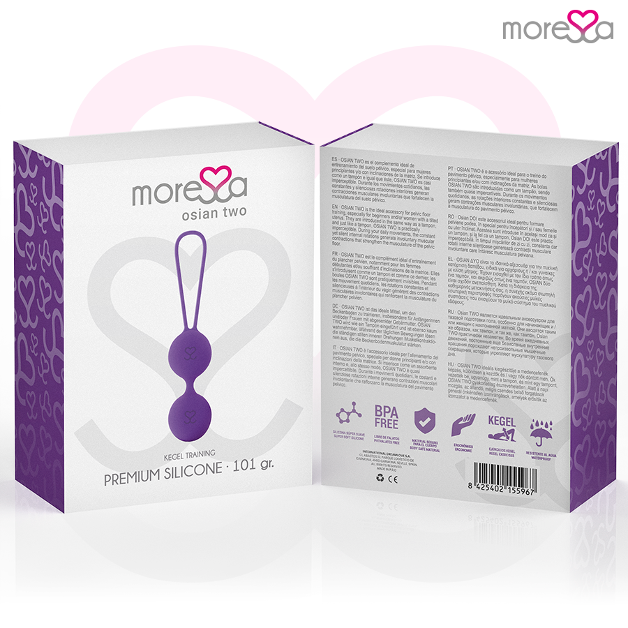 MORESSA - OSIAN TWO PREMIUM LILAC SILICONE - NOCTURNA DESIRES