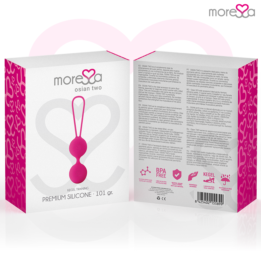 MORESSA - OSIAN TWO PREMIUM SILICONE PINK - NOCTURNA DESIRES