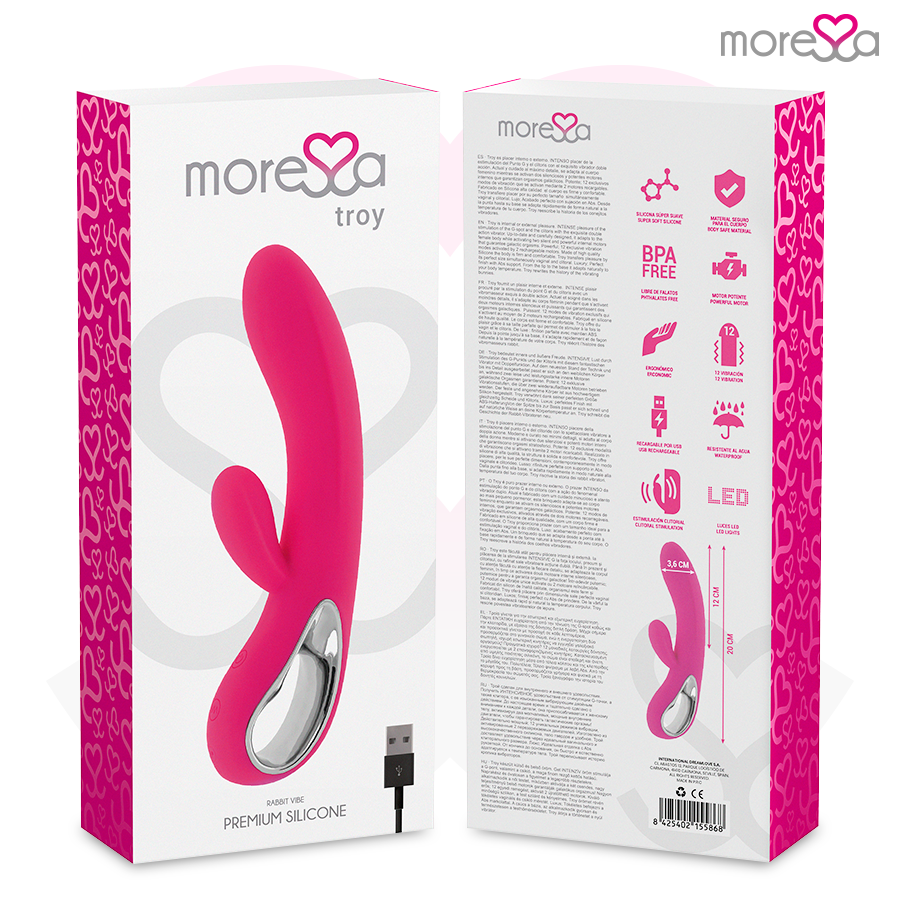 MORESSA - TROY PREMIUM SILICONE RECHARGEABLE - NOCTURNA DESIRES