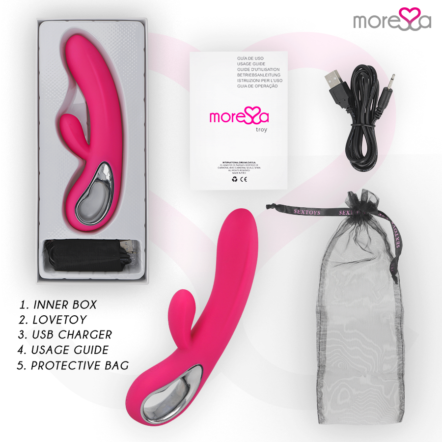 MORESSA - TROY PREMIUM SILICONE RECHARGEABLE - NOCTURNA DESIRES