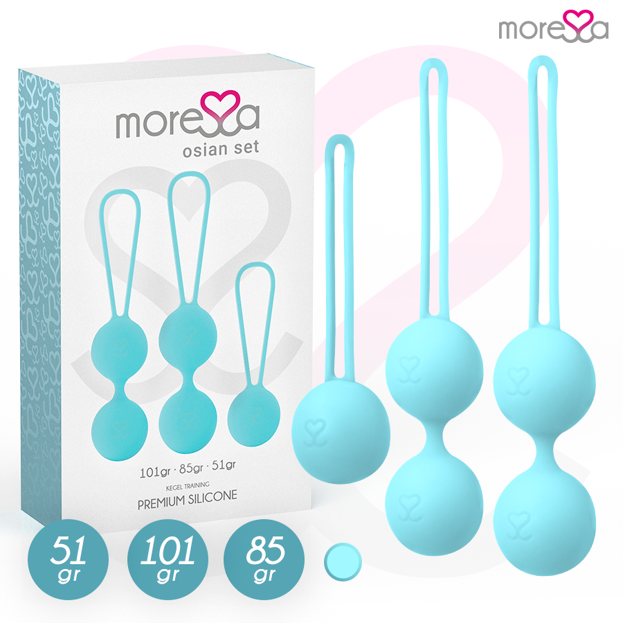 MORESSA - OSIAN SET PREMIUM TURQUOISE SILICONE - NOCTURNA DESIRES