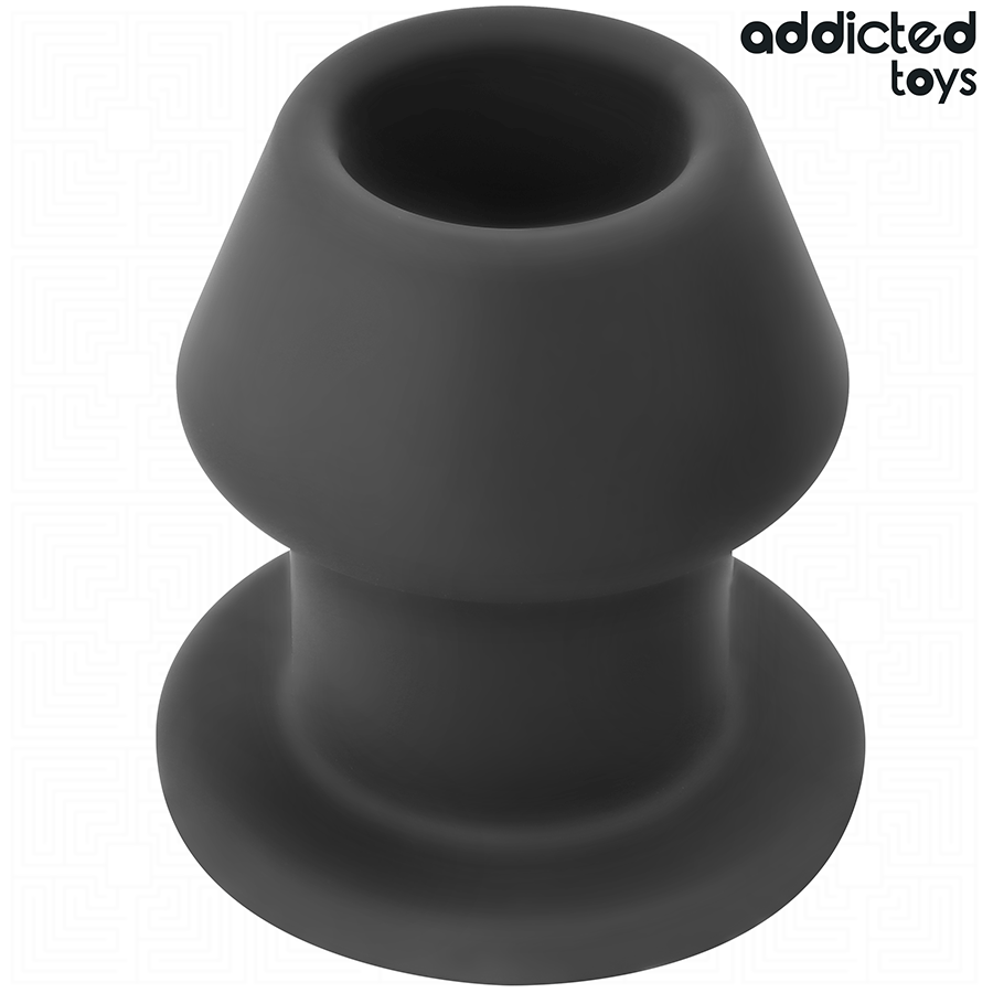 ADDICTED TOYS - EXTREME HOLLOW ANAL PLUG SILICONE SIZE S 7.5 CM - NOCTURNA DESIRES