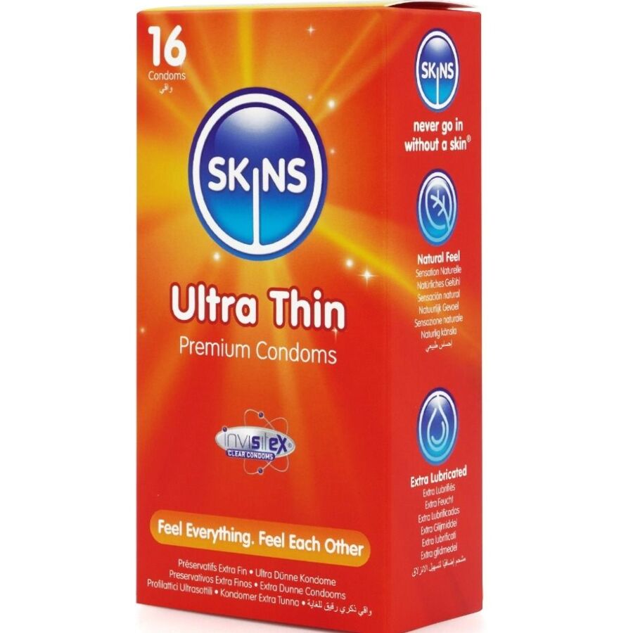 SKINS - ULTRA THIN PREMIUM CONDOMS PACK 16 - NOCTURNA DESIRES