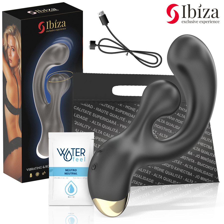 IBIZA - VIBRATING & ROTATING STIMULATOR - NOCTURNA DESIRES