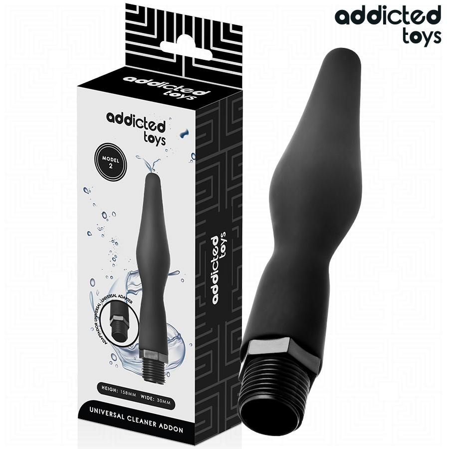 ADDICTED TOYS - ANAL CLEANER WITH UNIVERSAL ADAPTER MODEL 2 - NOCTURNA DESIRES
