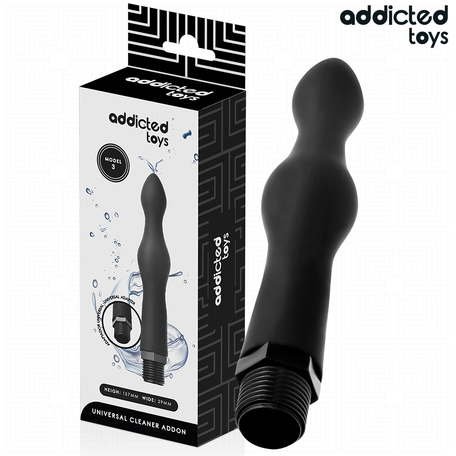 ADDICTED TOYS - ANAL CLEANER WITH UNIVERSAL ADAPTER MODEL 3 - NOCTURNA DESIRES
