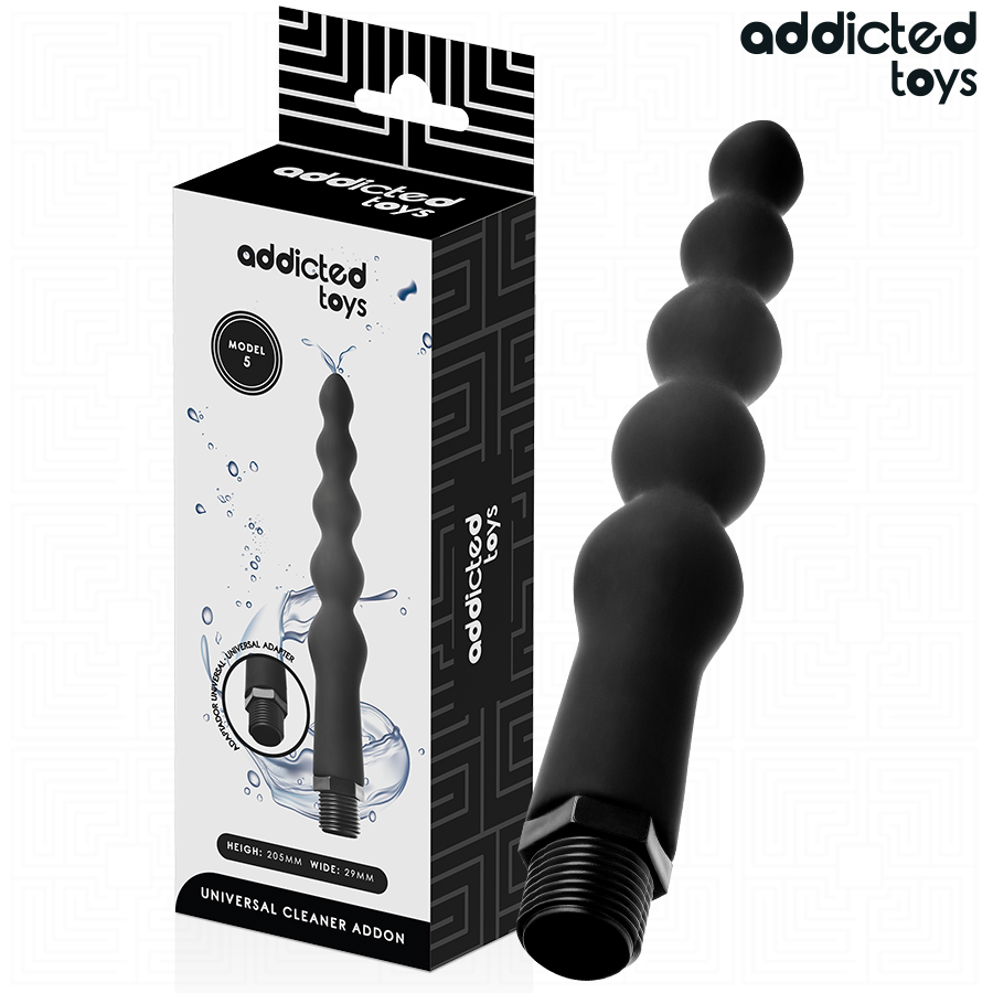 ADDICTED TOYS - ANAL CLEANER WITH UNIVERSAL ADAPTER MODEL 5 - NOCTURNA DESIRES