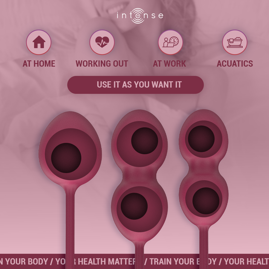 INTENSE - CHARLI KEGEL BALL KIT VIOLET - NOCTURNA DESIRES