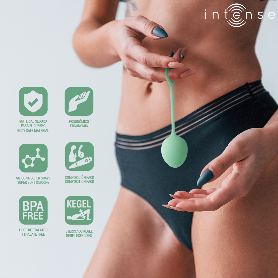 INTENSE - CHARLI KEGEL BALL KIT LIGHT JADE GREEN - NOCTURNA DESIRES