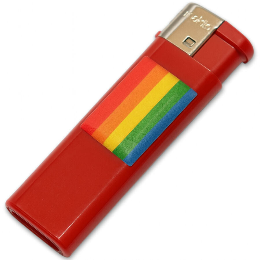 PRIDE - LIGHTER RED WITH LGBT FLAG - NOCTURNA DESIRES