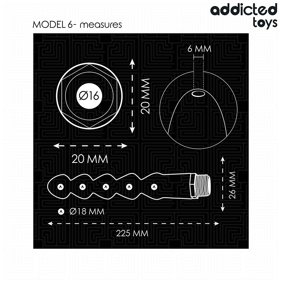 ADDICTED TOYS - ANAL CLEANER WITH UNIVERSAL ADAPTER MODEL 6 - NOCTURNA DESIRES