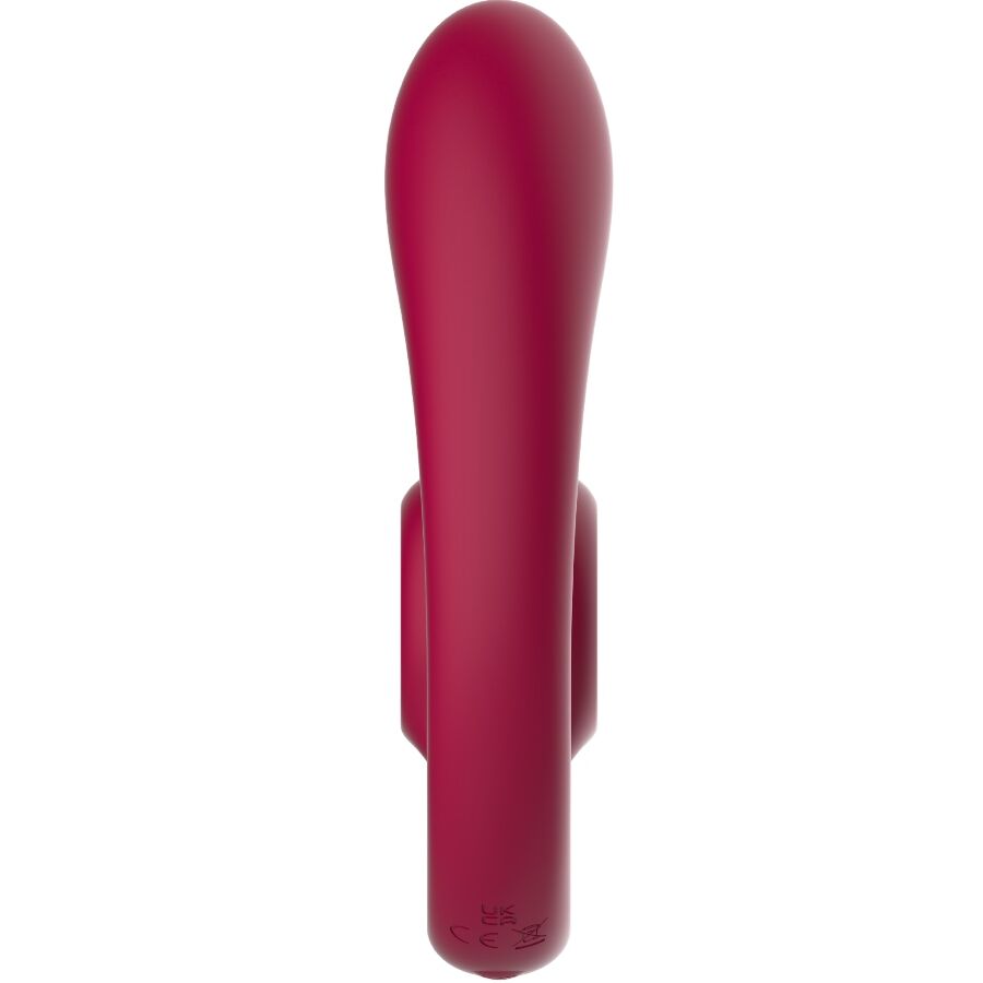 SNAIL VIBE - GIZI DUO COUPLES STIMULATOR REMOTE CONTROL BURGUNDY - NOCTURNA DESIRES