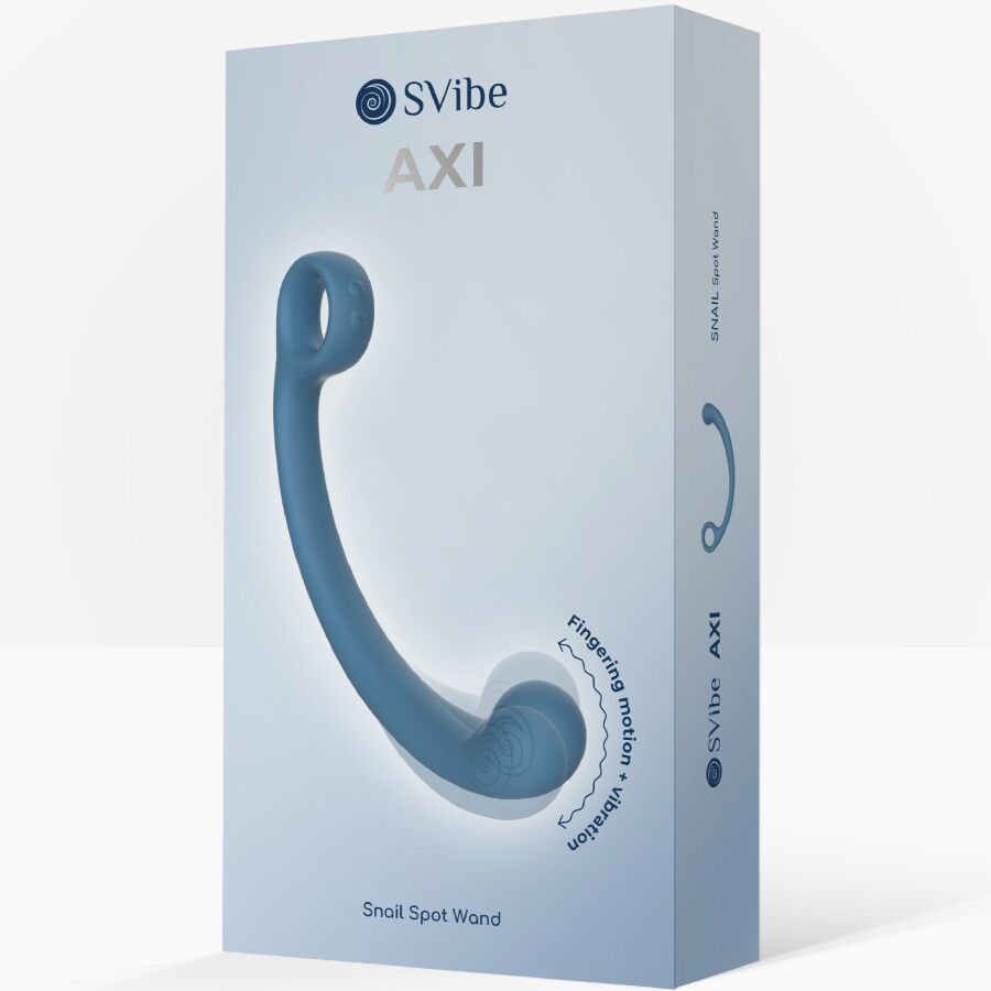 SNAIL VIBE - AXI VIBRATING MASSAGE WAND BLUE - NOCTURNA DESIRES