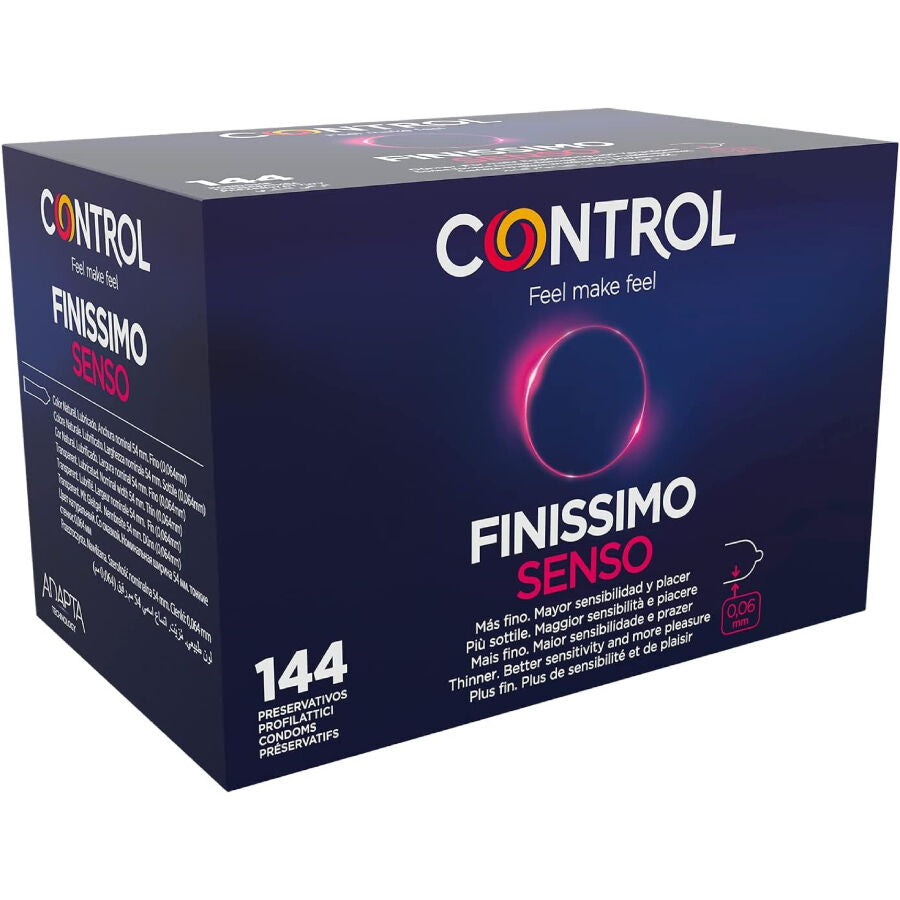 CONTROL - FINISSIMO SENSO CONDOMS 144 UNITS CONTROL CONDOMS NOCTURNA DESIRES