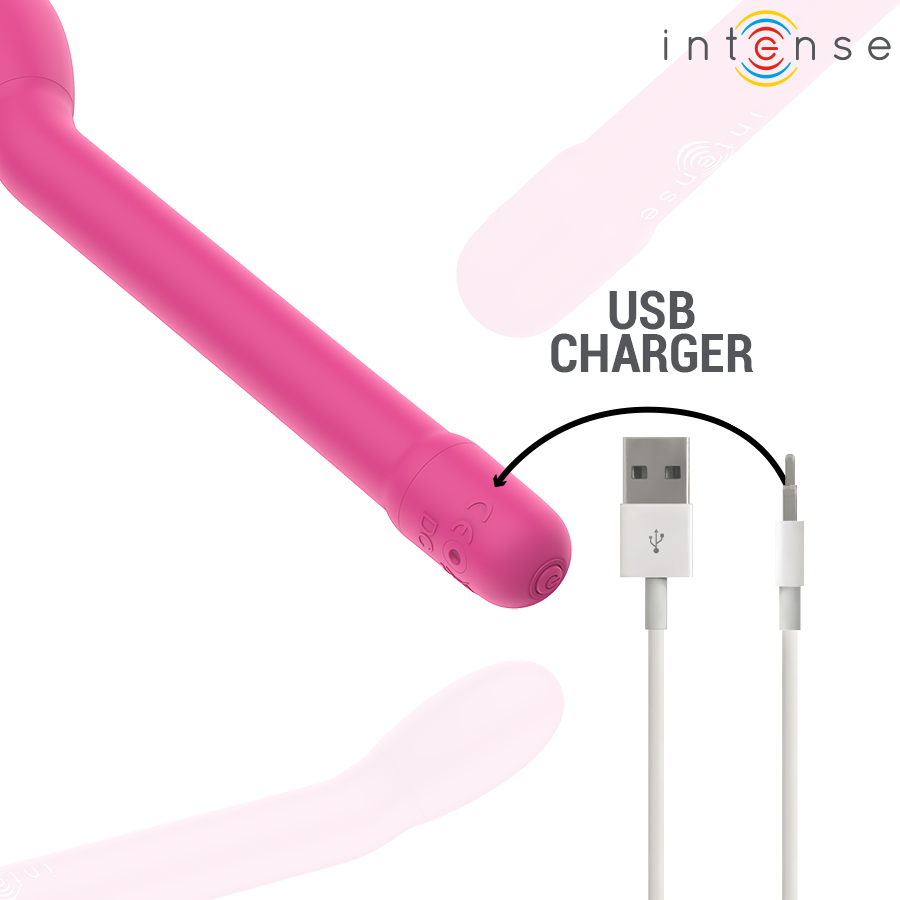 INTENSE - KARLIE RECHARGEABLE G-SPOT STIMULATOR PINK - NOCTURNA DESIRES