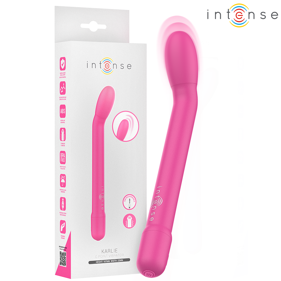INTENSE - KARLIE RECHARGEABLE G-SPOT STIMULATOR PINK - NOCTURNA DESIRES