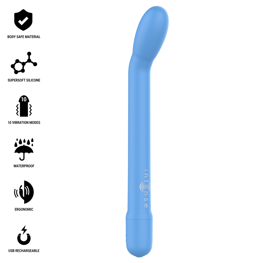 INTENSE - KARLIE RECHARGEABLE G-SPOT STIMULATOR BLUE - NOCTURNA DESIRES