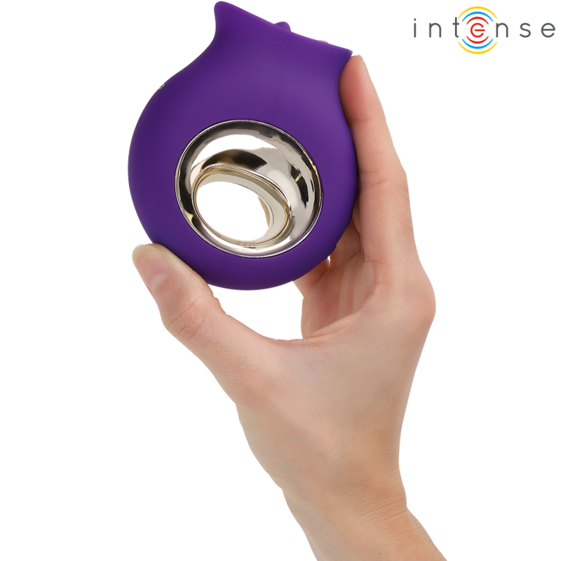 INTENSE - TULI CLITORIS STIMULATOR 9 VIBRATIONS & 9 OSCILLATIONS PURPLE - NOCTURNA DESIRES