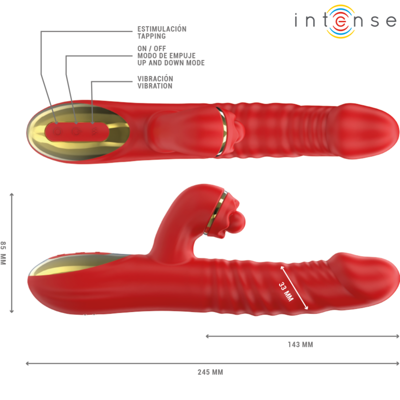 INTENSE - THALIA VIBRATION & THRUST & TAPPING RED - NOCTURNA DESIRES