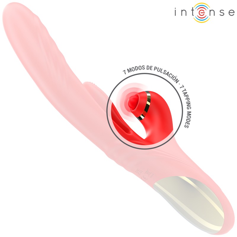 INTENSE - ROSALIA MULTIFUNCTION VIBRATOR 3 IN 1 RED - NOCTURNA DESIRES
