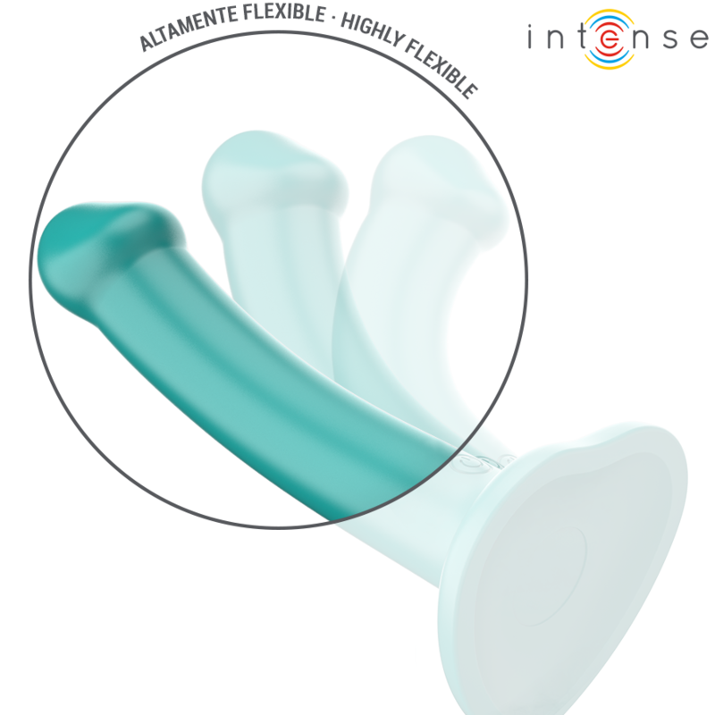 INTENSE - KATIE VIBRATOR WITH SUCTION CUP 10 VIBRATIONS BLUE REMOTE CONTROL - NOCTURNA DESIRES