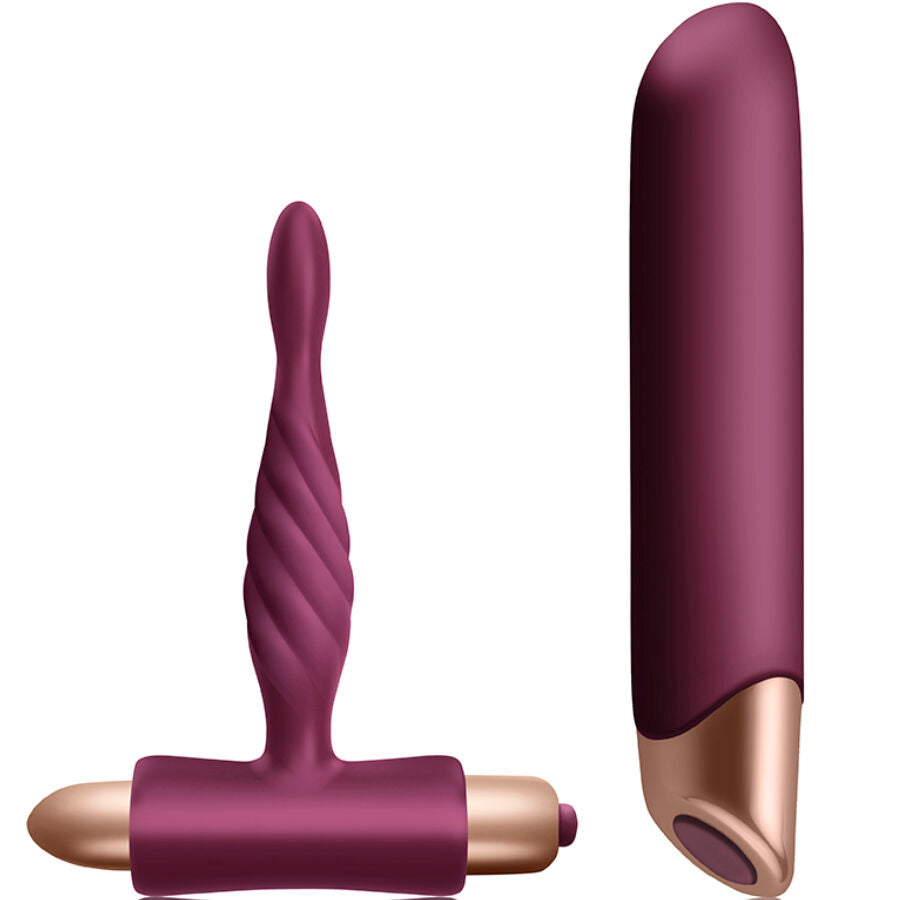 CLIMAXIMUM - RAPTURE KIT VIBRATOR CLASSIC + BEGINNER ANAL PLUG - NOCTURNA DESIRES