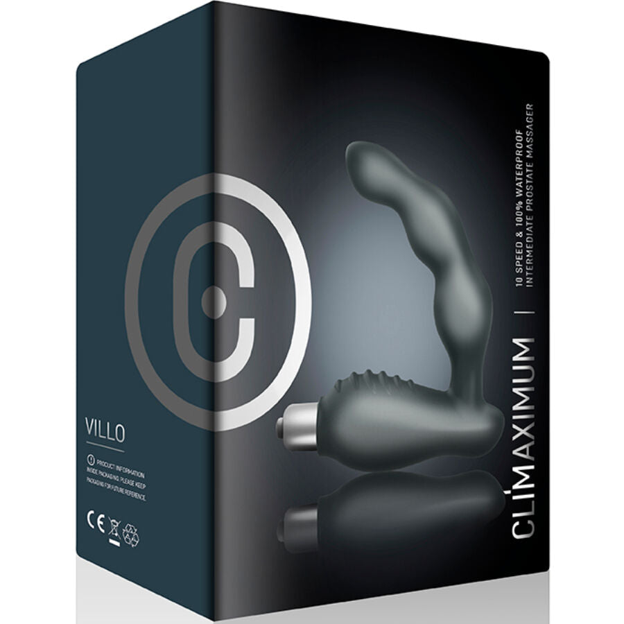 CLIMAXIMUM - VILLO STEPPED PROSTATE VIBRATOR - NOCTURNA DESIRES