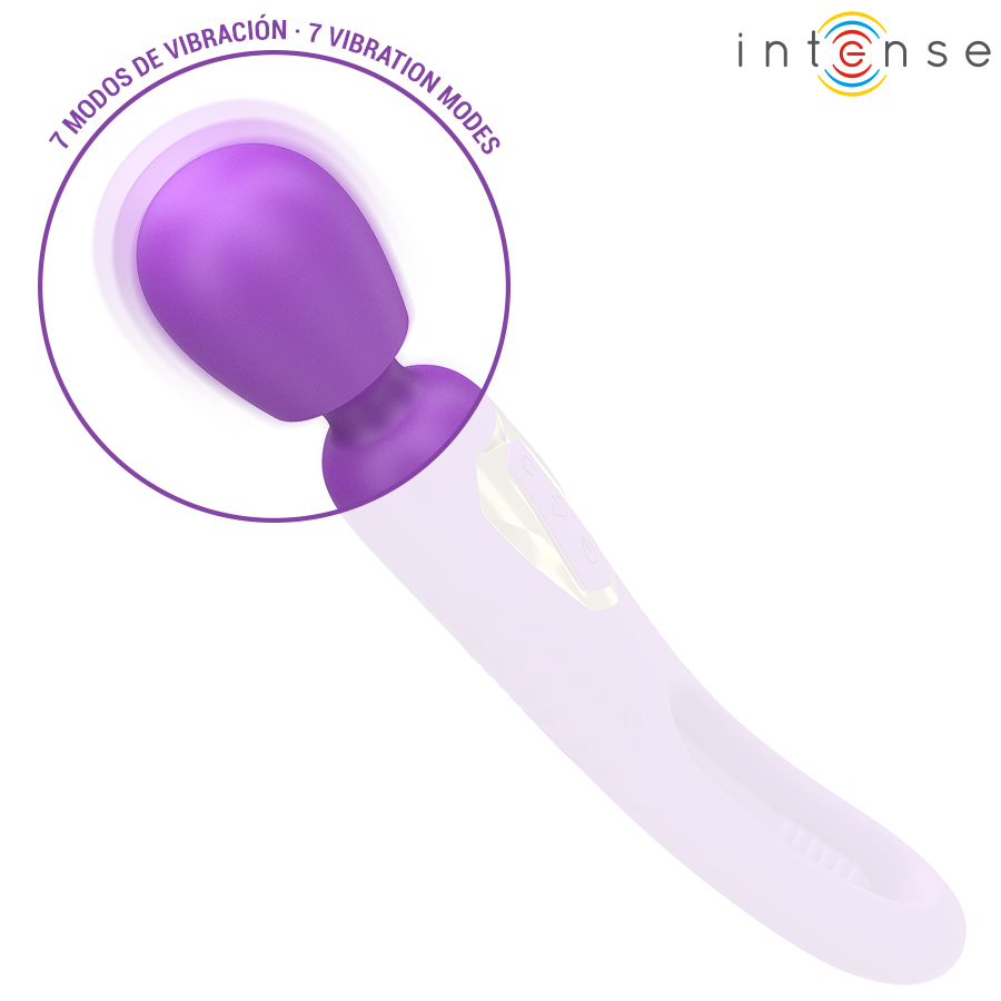 INTENSE - CHRISTY VIBRATING WAND WITH FLIPPING TONGUE - NOCTURNA DESIRES