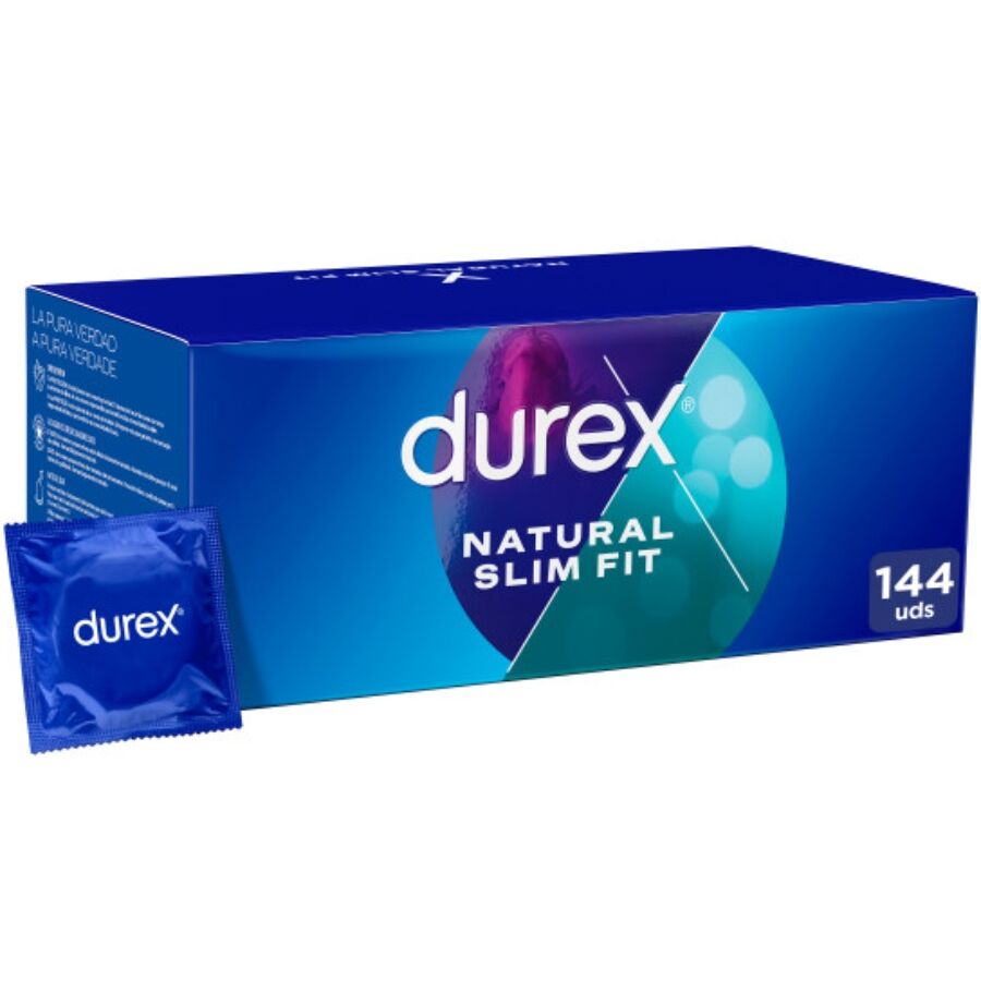 DUREX - NATURAL SLIM FIT BASIC 144 UNITS - NOCTURNA DESIRES