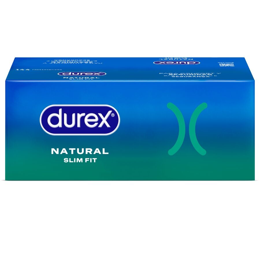 DUREX - NATURAL SLIM FIT BASIC 144 UNITS - NOCTURNA DESIRES