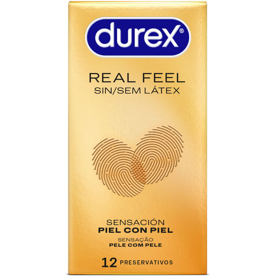 DUREX - REAL FEEL CONDOMS WITHOUT LATEX 12 UNITS DUREX CONDOMS NOCTURNA DESIRES